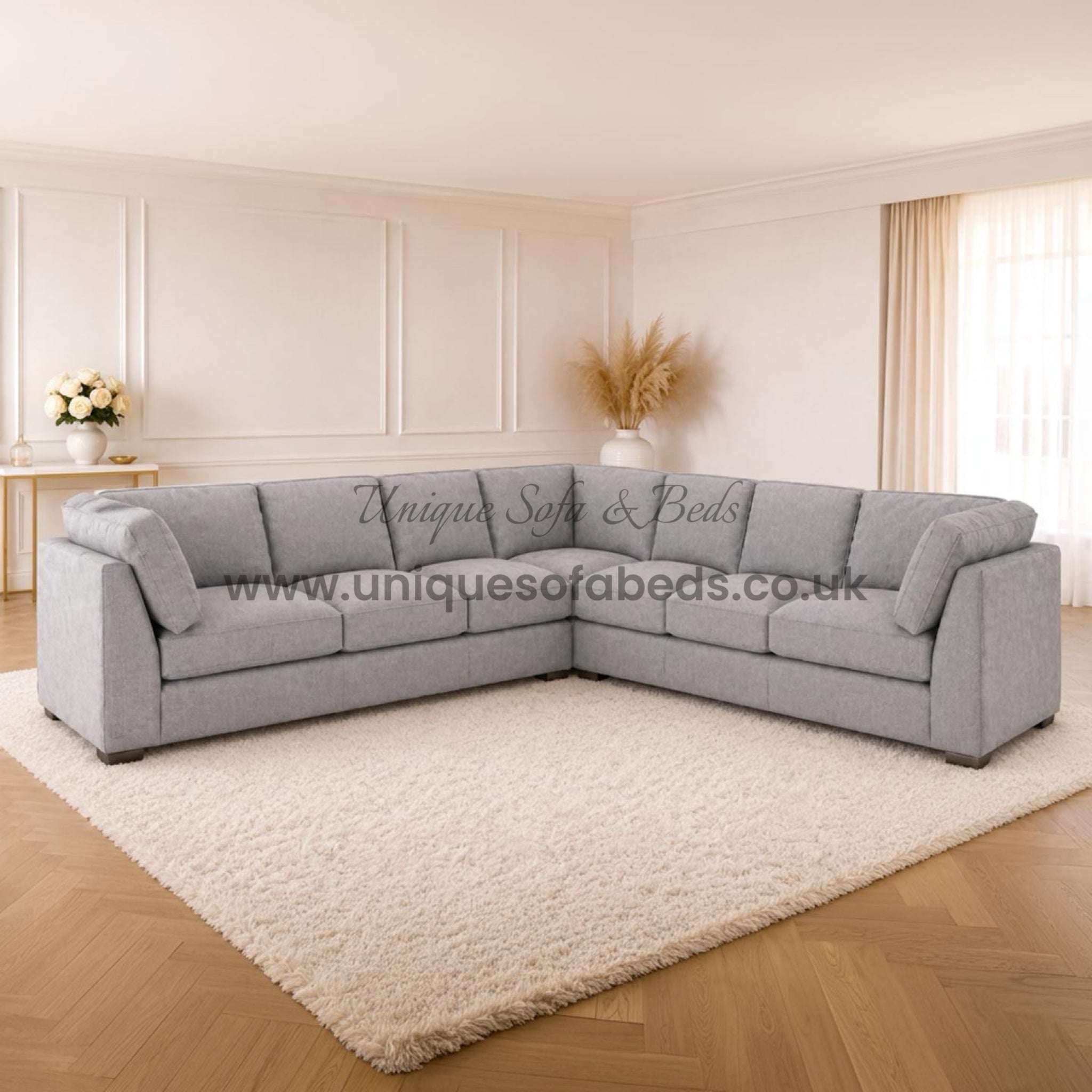 Belgravia 3+2+1 Sofa Set – Modern Luxury Fabric Sofa Suite