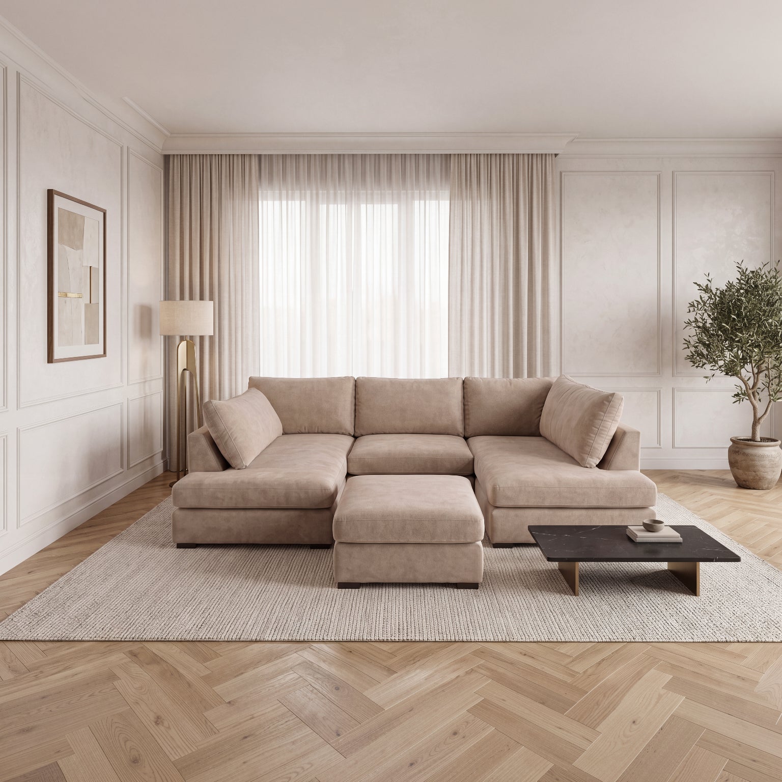 Carnby Cinema Sofa – Deep Seat Modular Lounge Sofa