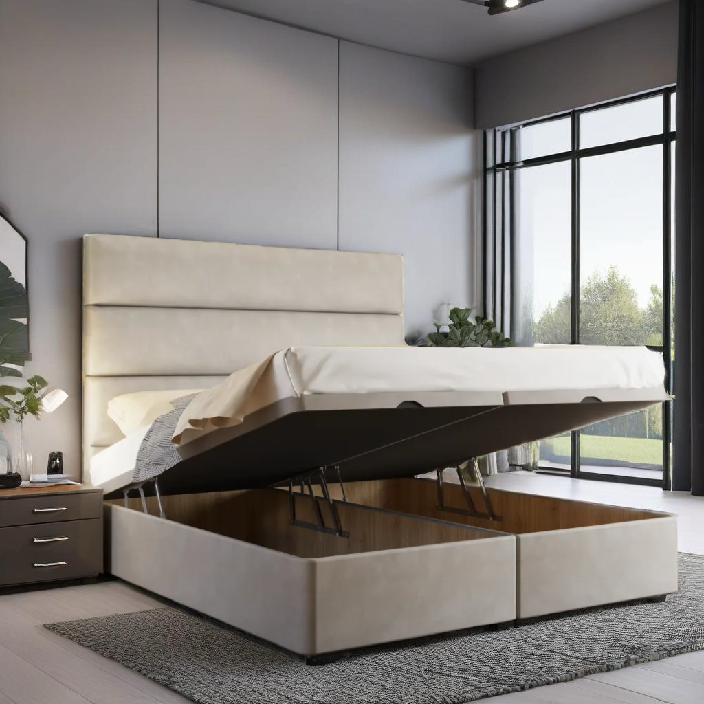 Havana Divan bed frame with ottoman storage option available