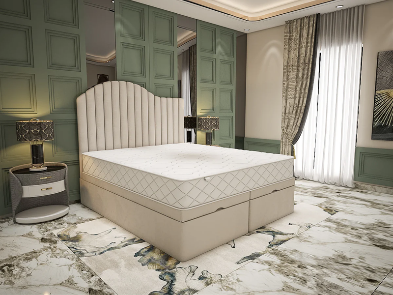 Verona Ottoman Divan Bed Frame | Gas Lift Storage | Unique Sofa Beds
