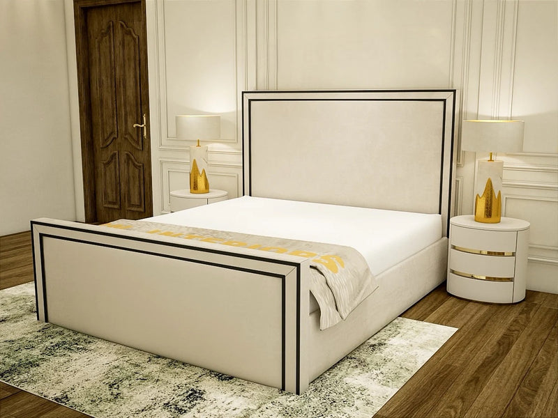 Bianca Luxe velvet Bed Frame with Storage option available