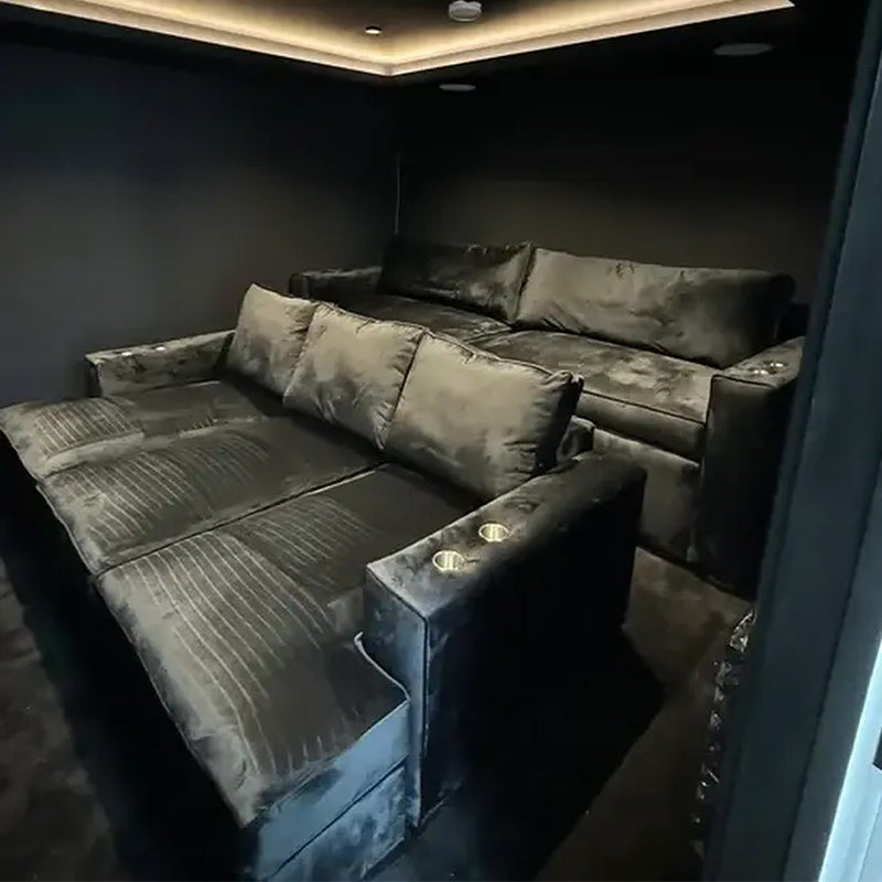 Charles Cinema Sofa – Luxury Deep Seat Home Cinema Sofa with Cup Holders