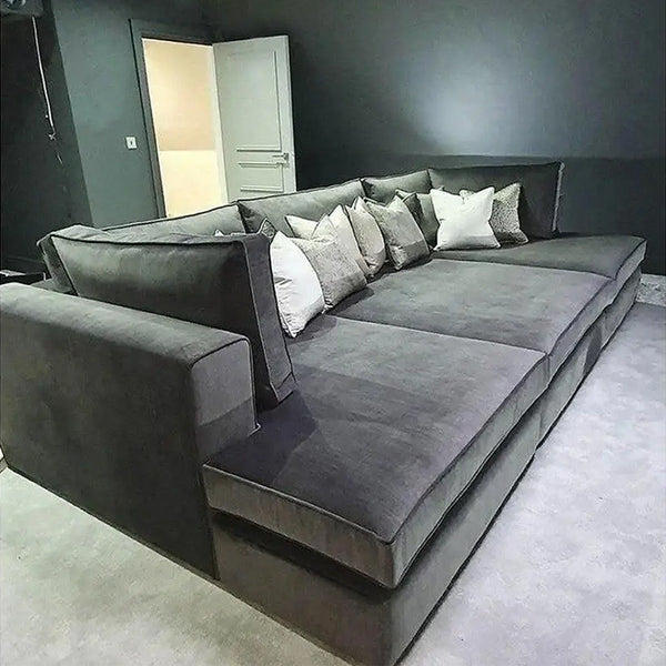 Charles Cinema Sofa – Luxury Deep Seat Home Cinema Sofa with Cup Holders