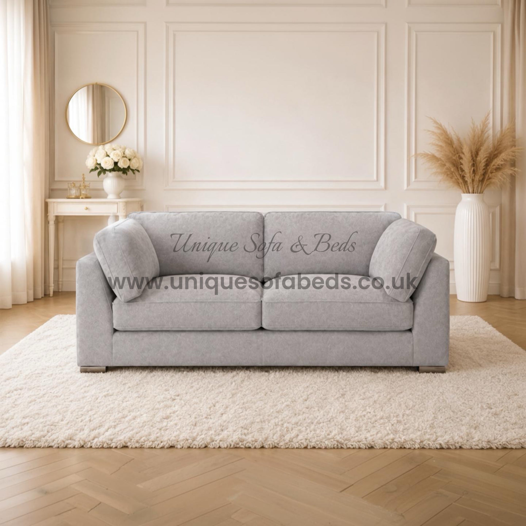 Belgravia 2 Seater Sofa – Modern Luxury Fabric Sofa