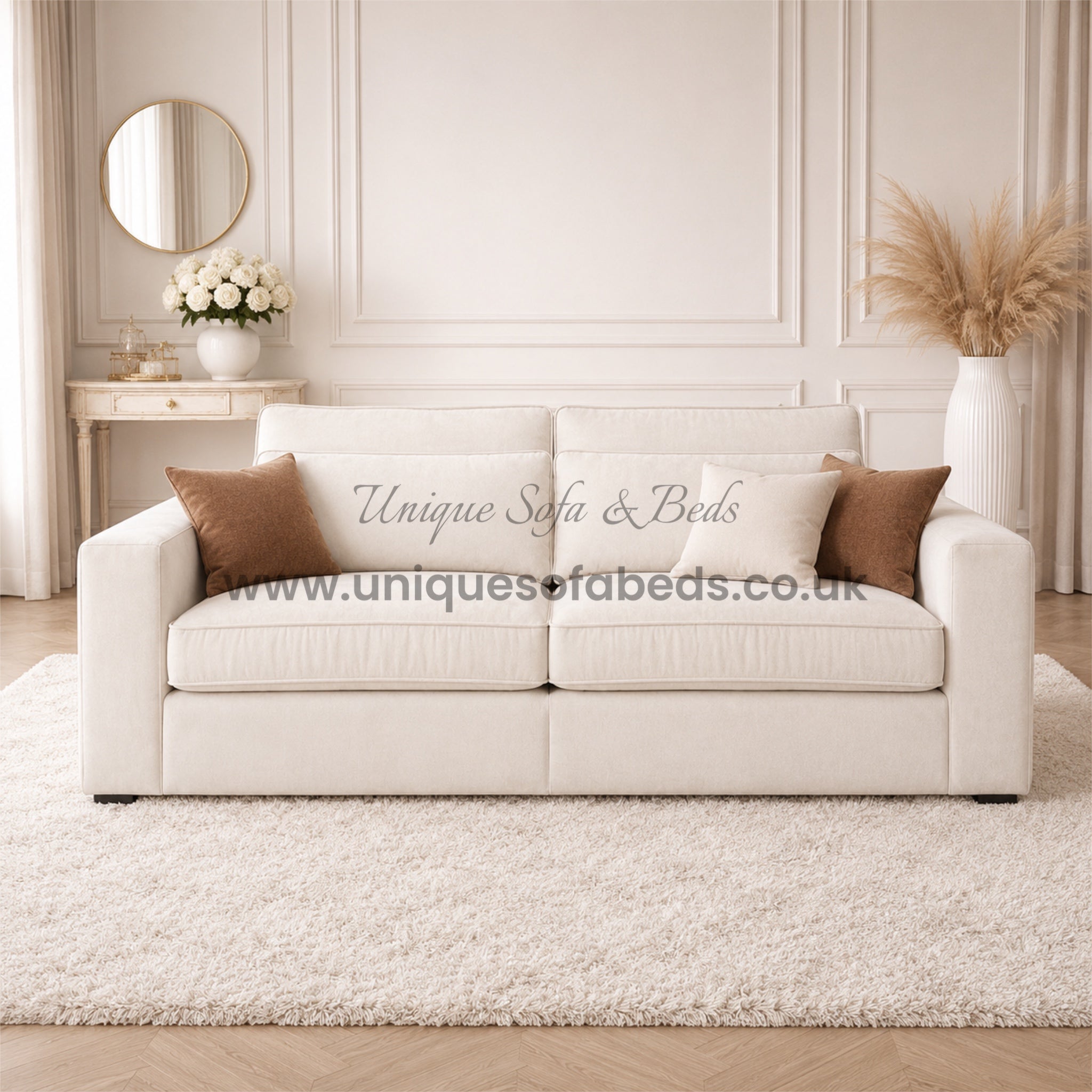 Kiana 3+2+1 Sofa Set – Modern Luxury Fabric Sofa Suite