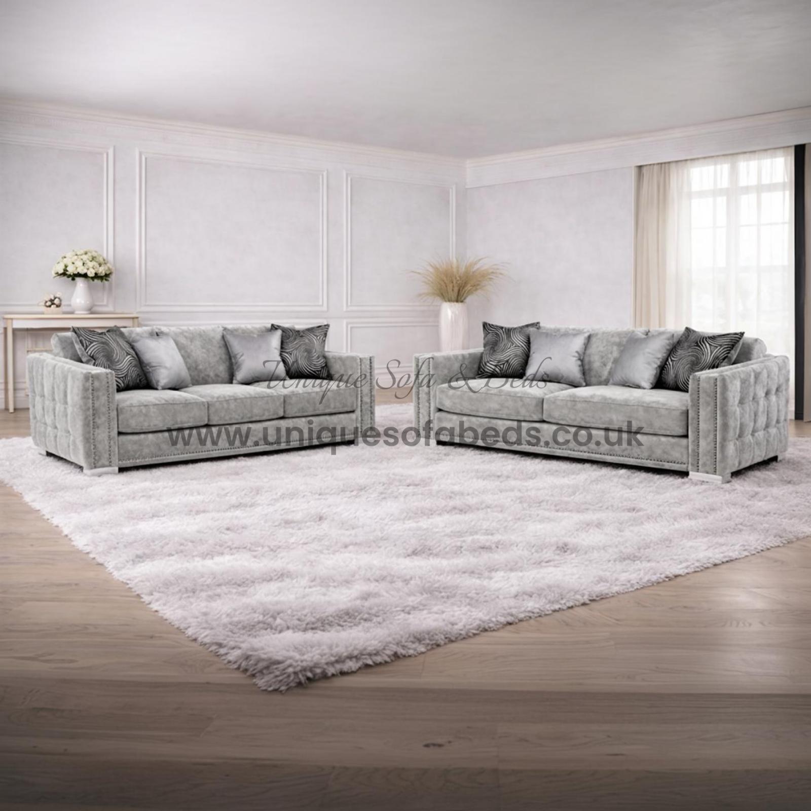 Tuxedo Corner Sofa – Luxury Fabric Corner Sofa with Panelled Arms
