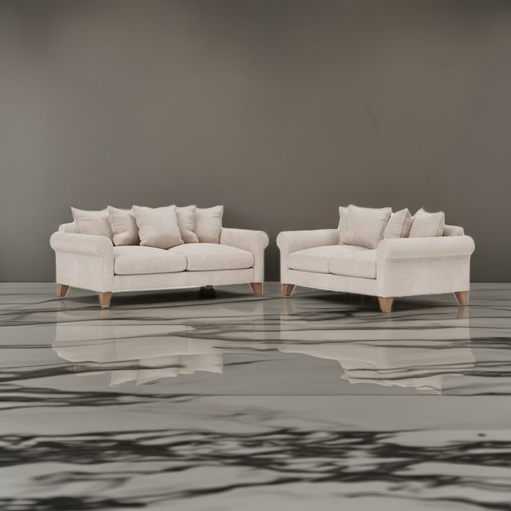 Diana 2+3 Seater Luxe Velvet Sofa set