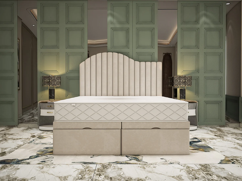 Verona Ottoman Divan Bed Frame | Gas Lift Storage | Unique Sofa Beds