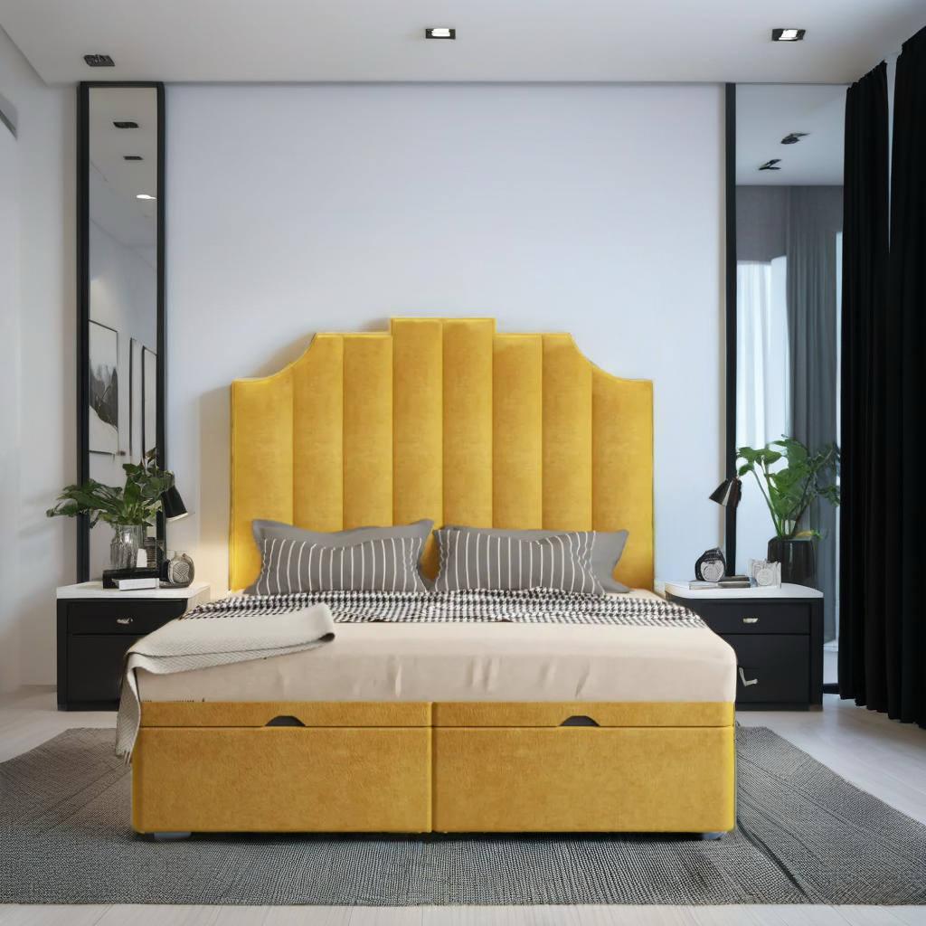 Sydney Divan bed frame with ottoman storage option available