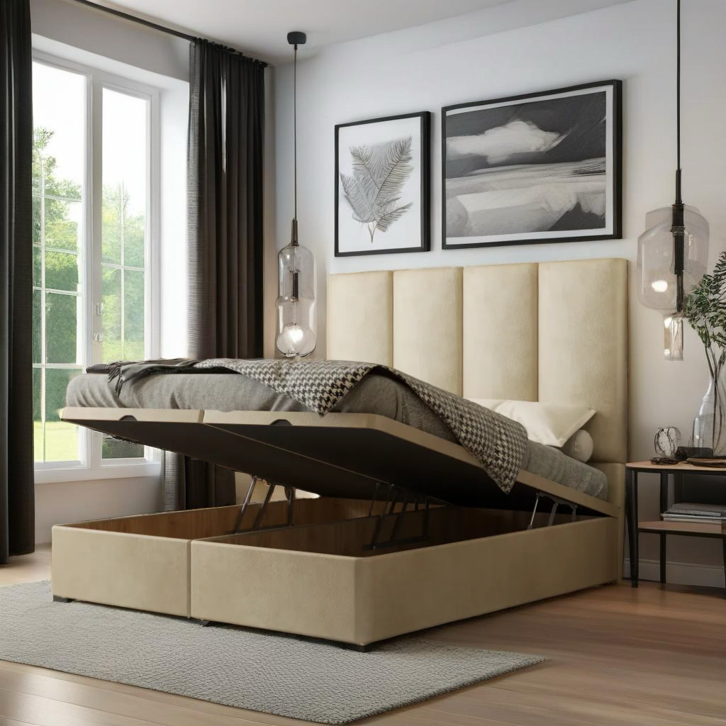 Victoria Divan bed frame with ottoman storage option available