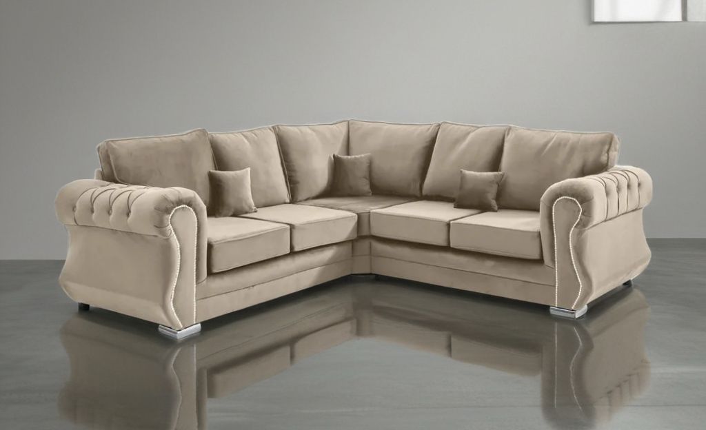 Falcon Luxe Velvet Corner Sofa