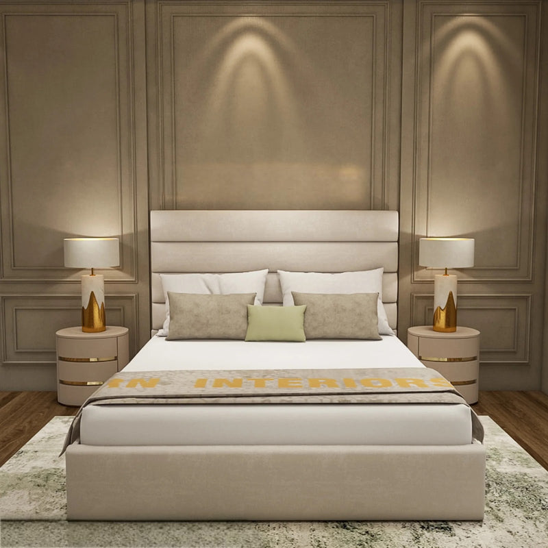 Julia Luxe Velvet Bed Frame with Storage option available