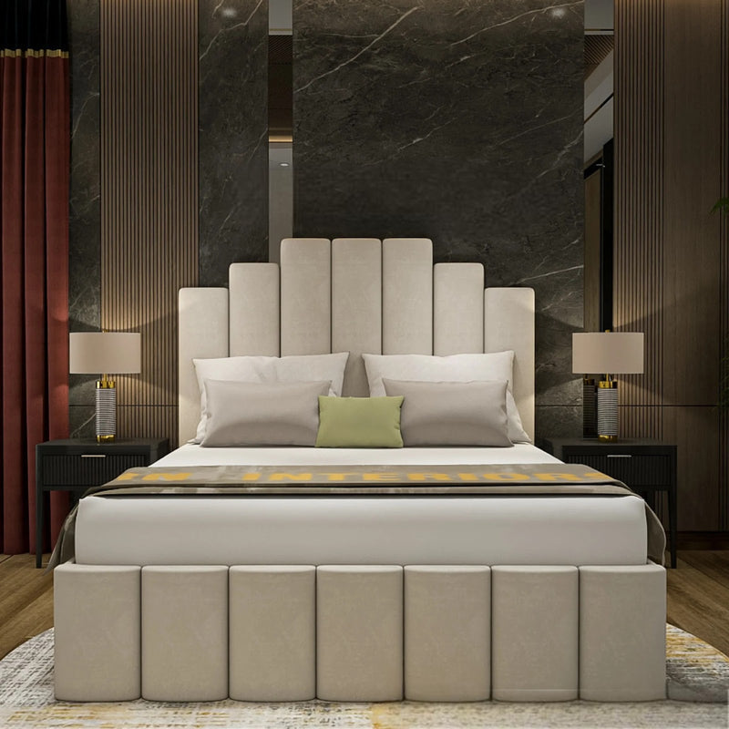 Isabella Luxe Velvet Bed Frame with Storage option available