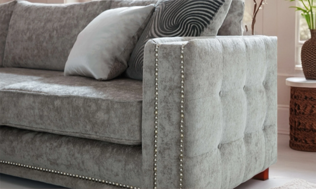 Tuxedo 3 Seater Sofa Luxe Velvet